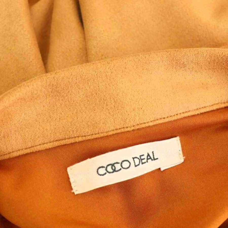 完売　ココディール　新品タグ付　スウェードシャツブルゾン　25ss ココディール COCO DEAL 25SS フェイクスウェードシャツブルゾン
