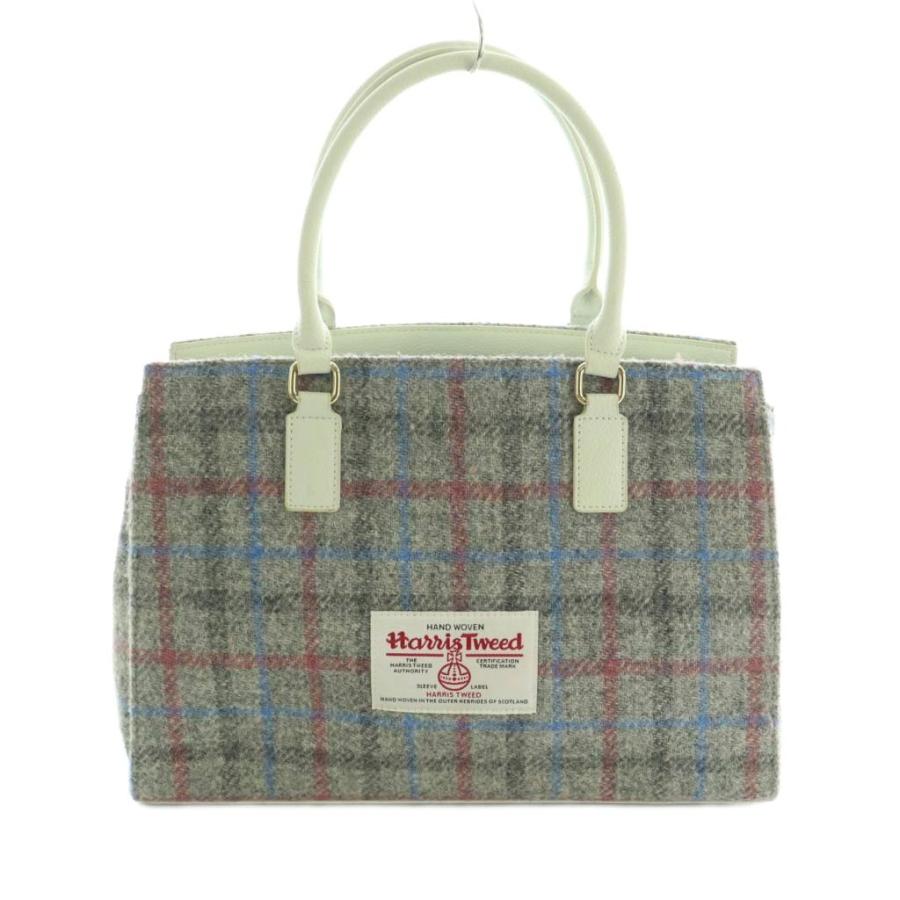 Harris Tweed チェック柄mutaハンドバッグ Samantha Thavasa（サマンサタバサ） × ハリスツイード ハンドバッグ