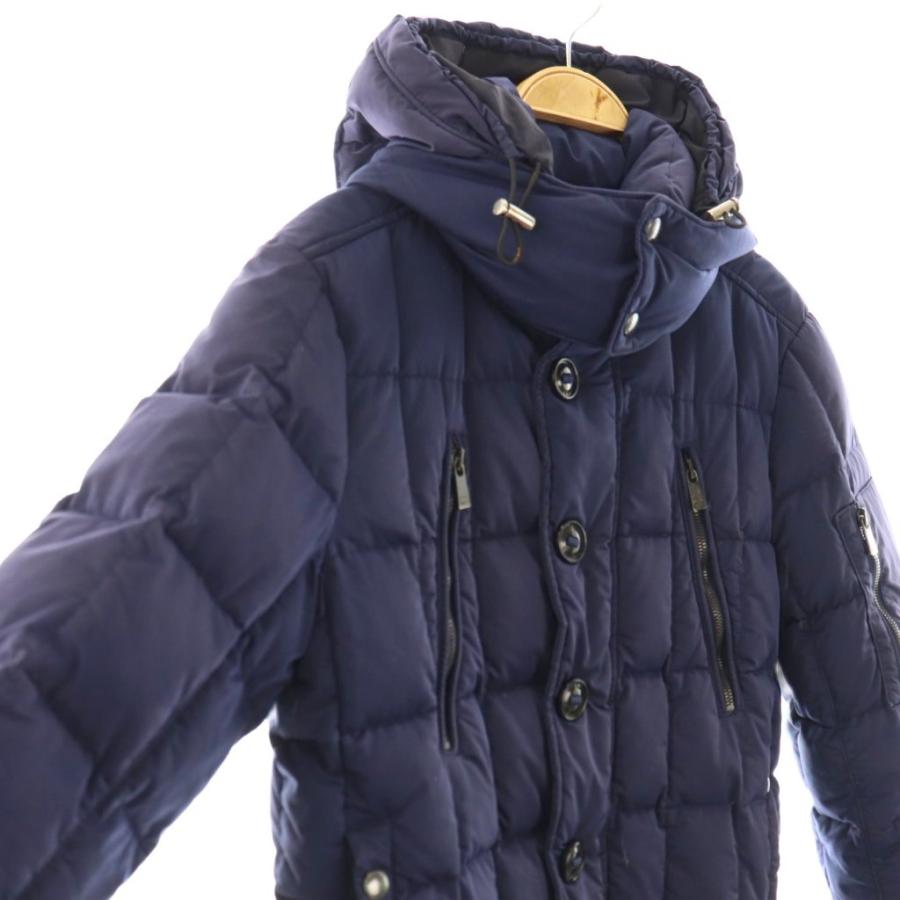 TATRAS ダウンジャケット　ネイビー02 TATRAS ネイビー ダウンジャケット ロング丈
