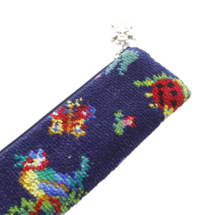 フェイラー FEILER ハイジ ペンケース 紺 ネイビー /SR レディース