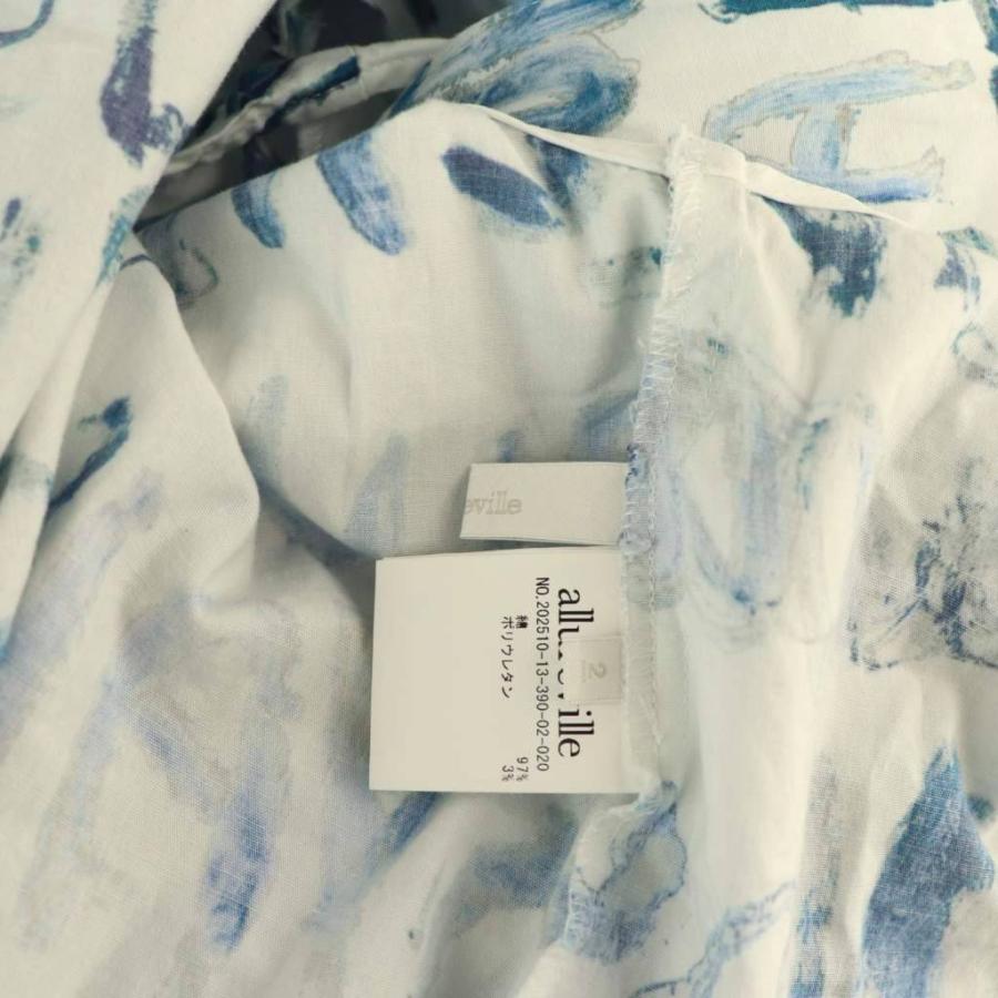 アルアバイル allureville 25SS PONTOGLIOフリルカラーブラウス