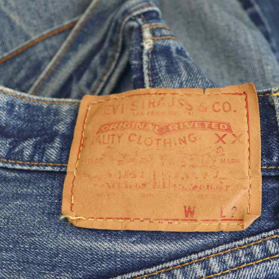 Levi's501デットストックストレートデニム ブルー【古着】W40 Levi's