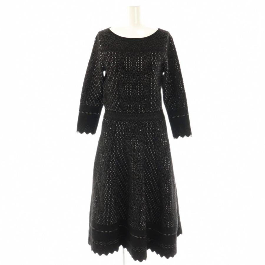 新品 ANAYI アナイ ストレッチジャガードフレアワンピース ワンピース 完売 ANAYI（アナイ） ワンピース ストレッチジャガードフレア ワンピース