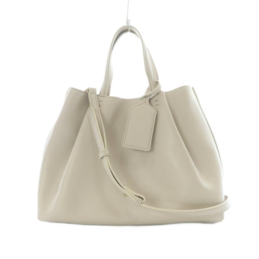 ZARA（ザラ） ステッチシティバッグ 2WAY トート ショルダー