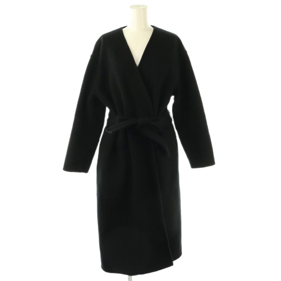 【極美品✨】トゥモローランド スプリングコート グリーン ノーカラー ベルト36 極美品✨】トゥモローランド スプリングコート グリーン ノーカラー