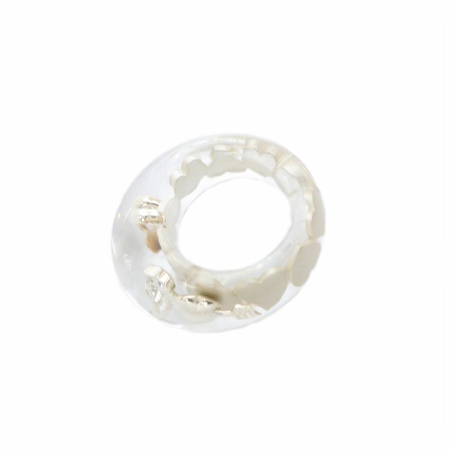 スタージュエリー STAR JEWELRY 指輪 クリアハート アクリルリング 11