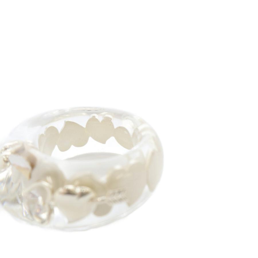 スタージュエリー STAR JEWELRY 指輪 クリアハート アクリルリング 11