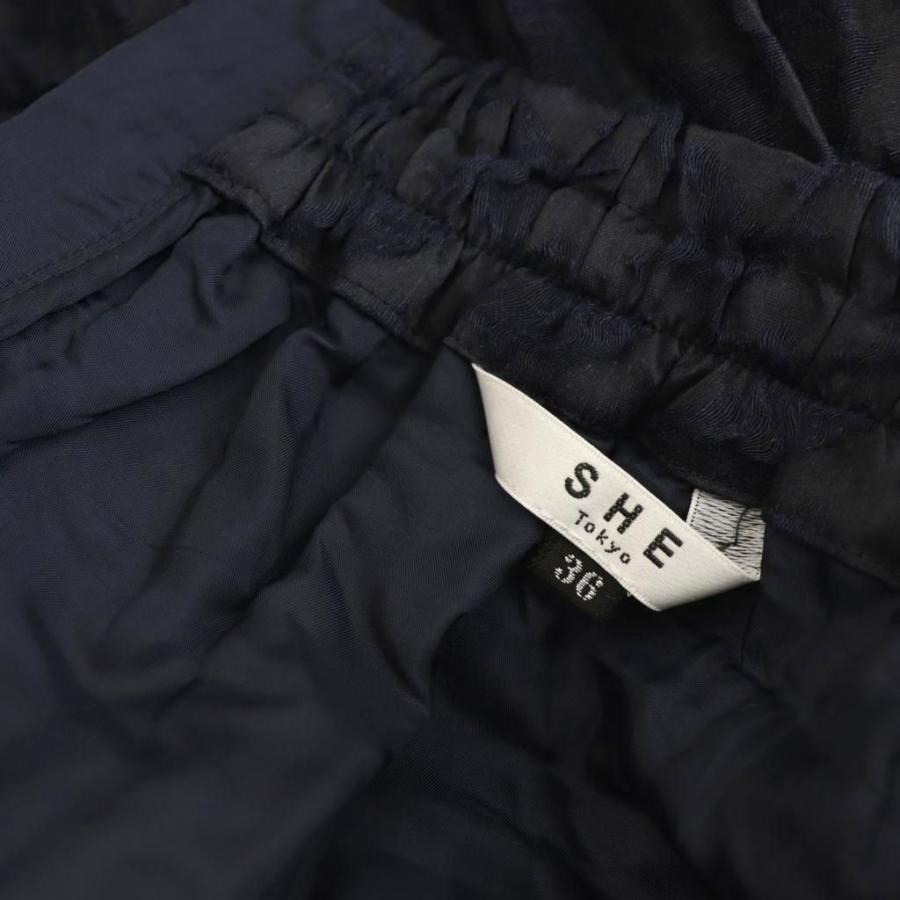 シートーキョー SHE Tokyo Suzy ジャガードスカート フレア ロング 36