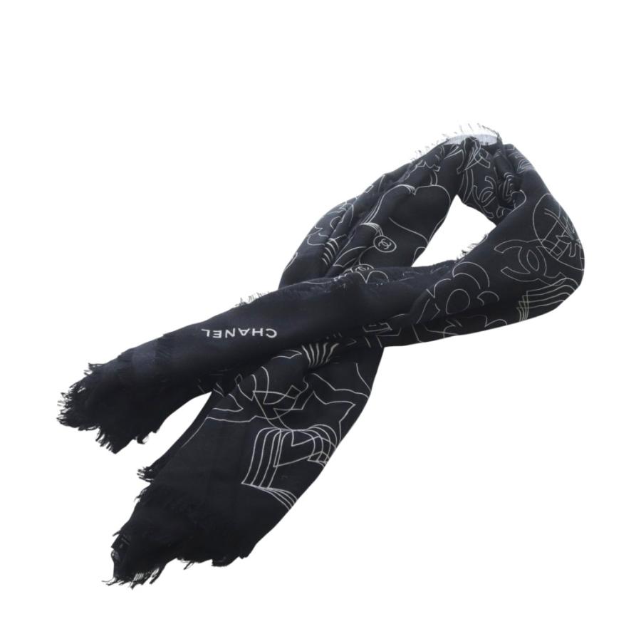CHANEL（シャネル） CHANEL 24C ストール カシミヤ シルク混 ココ