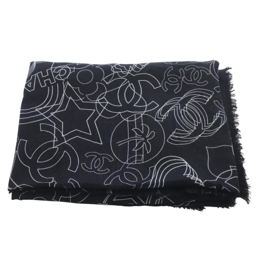 CHANEL（シャネル） CHANEL 24C ストール カシミヤ シルク混 ココ