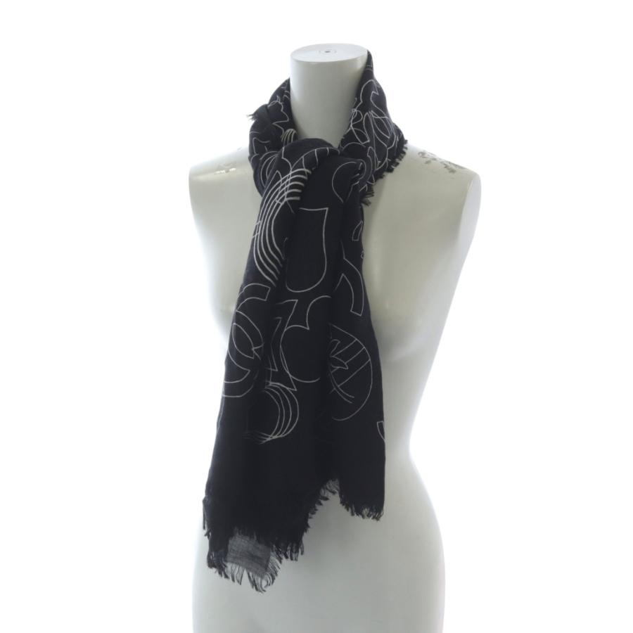 CHANEL（シャネル） CHANEL 24C ストール カシミヤ シルク混 ココ