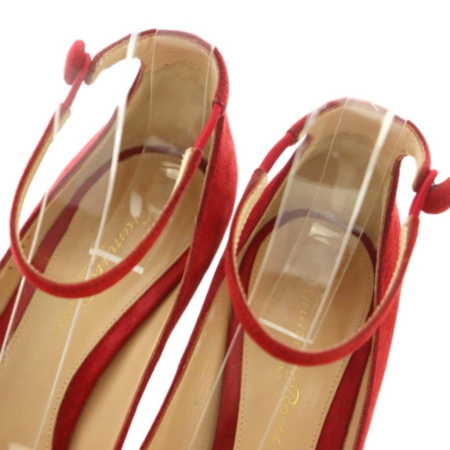 Gianvito Rossi (朱色)オレンジ スエード ハイヒール 【公式通販】