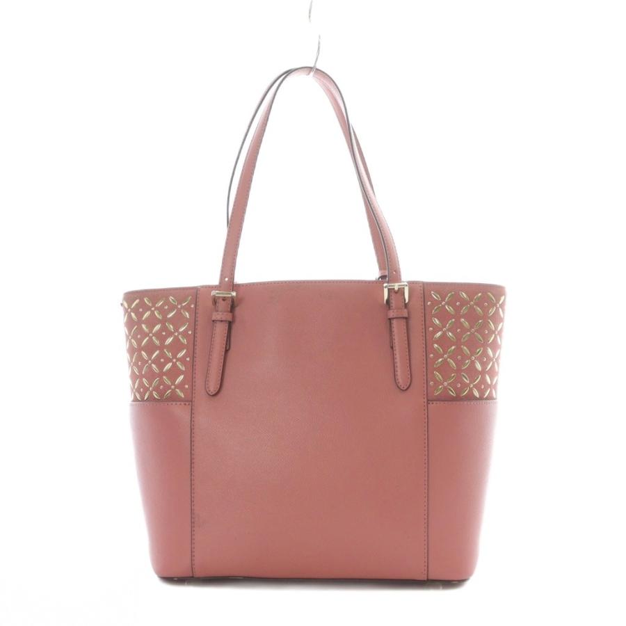 マイケルコース MICHAEL KORS トートバッグ レザー A4 チャーム ピンク