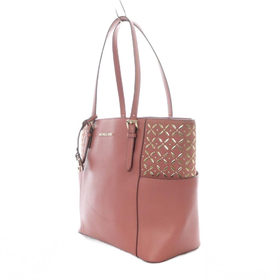 マイケルコース MICHAEL KORS トートバッグ レザー A4 チャーム ピンク