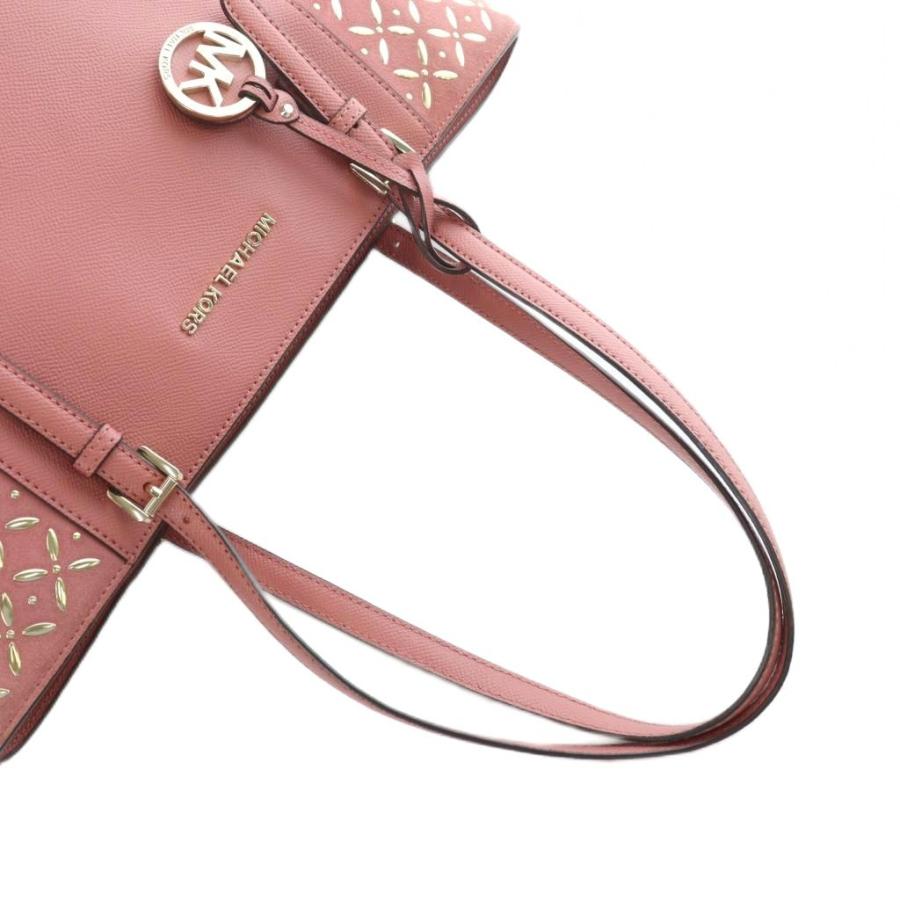 マイケルコース MICHAEL KORS トートバッグ レザー A4 チャーム ピンク