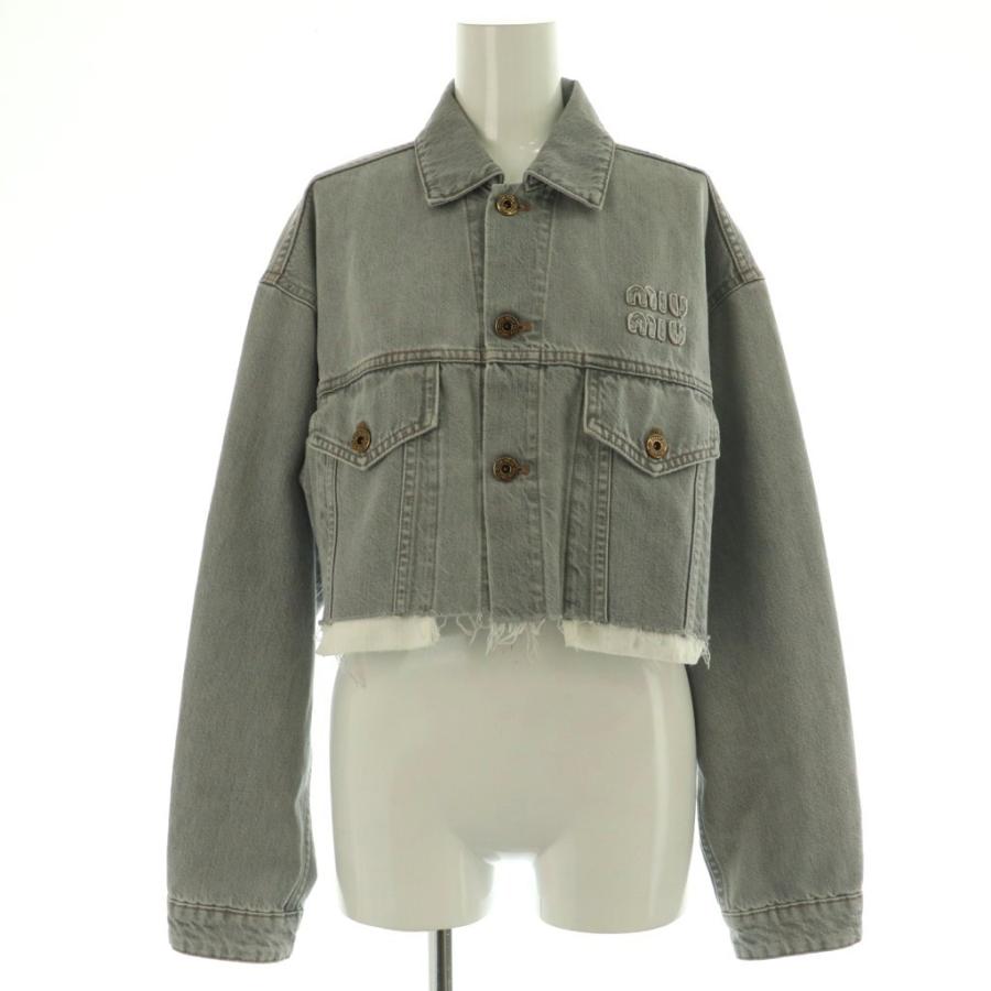 miu miu（ミュウミュウ） miumiu GWB148 24年 デニムブルゾン