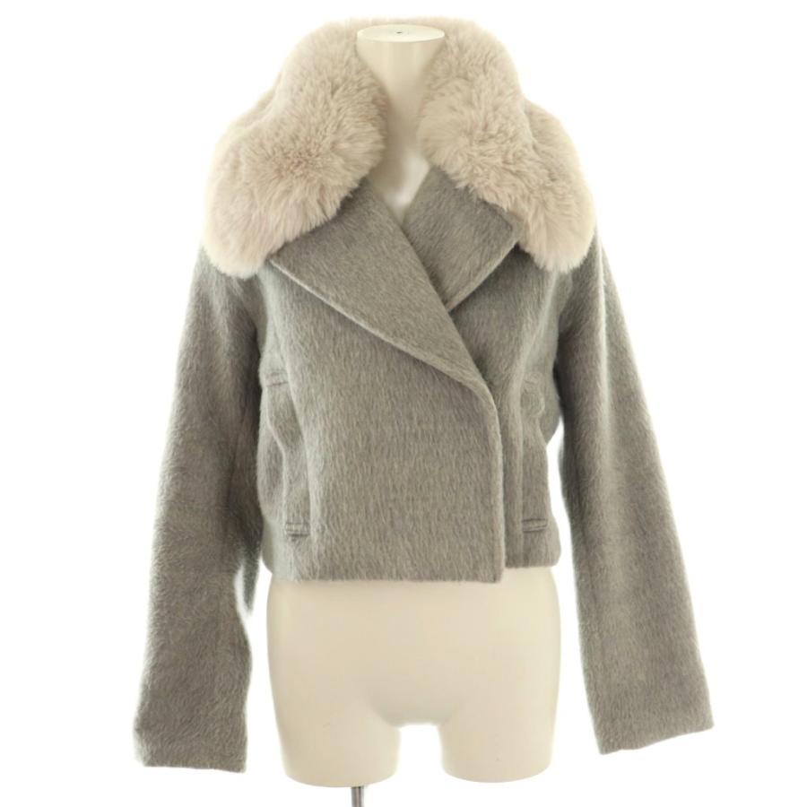 リゼクシー RESEXXY 23AW 2WAYフェイクファーショートジャケット