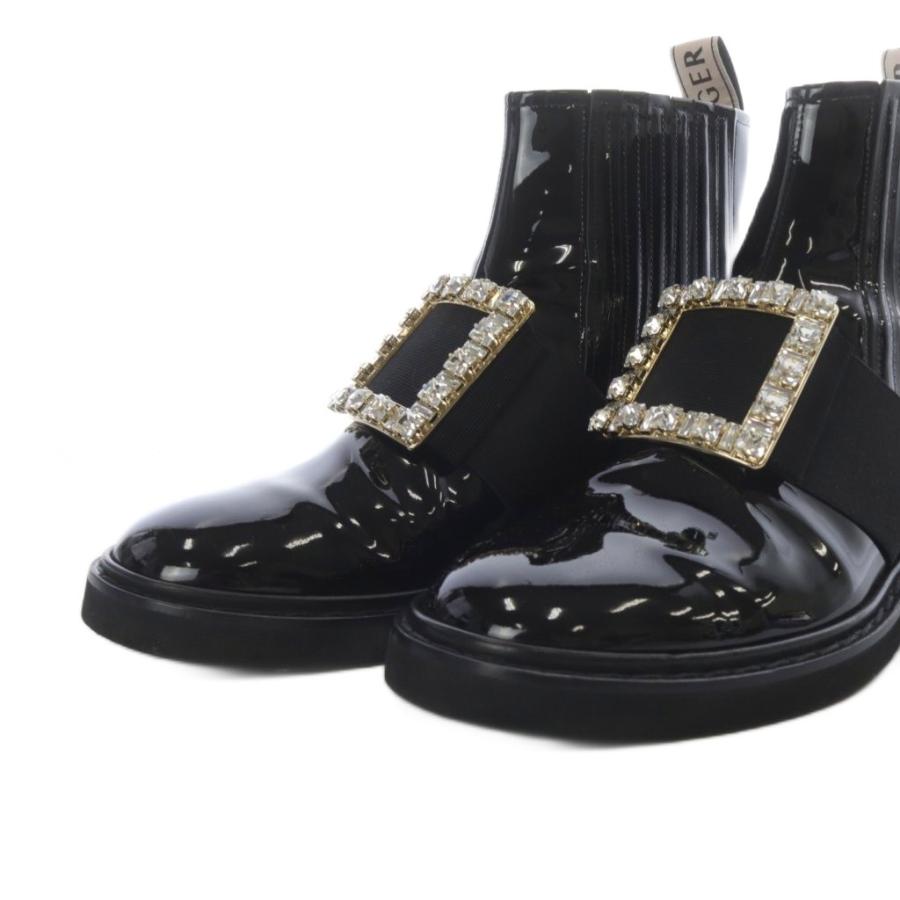 Roger Vivier★レンジャー レザー バックル ブーツ 未使用品 ロジェヴィヴィエ ROGER VIVIER ヴィヴ レンジャー パテント
