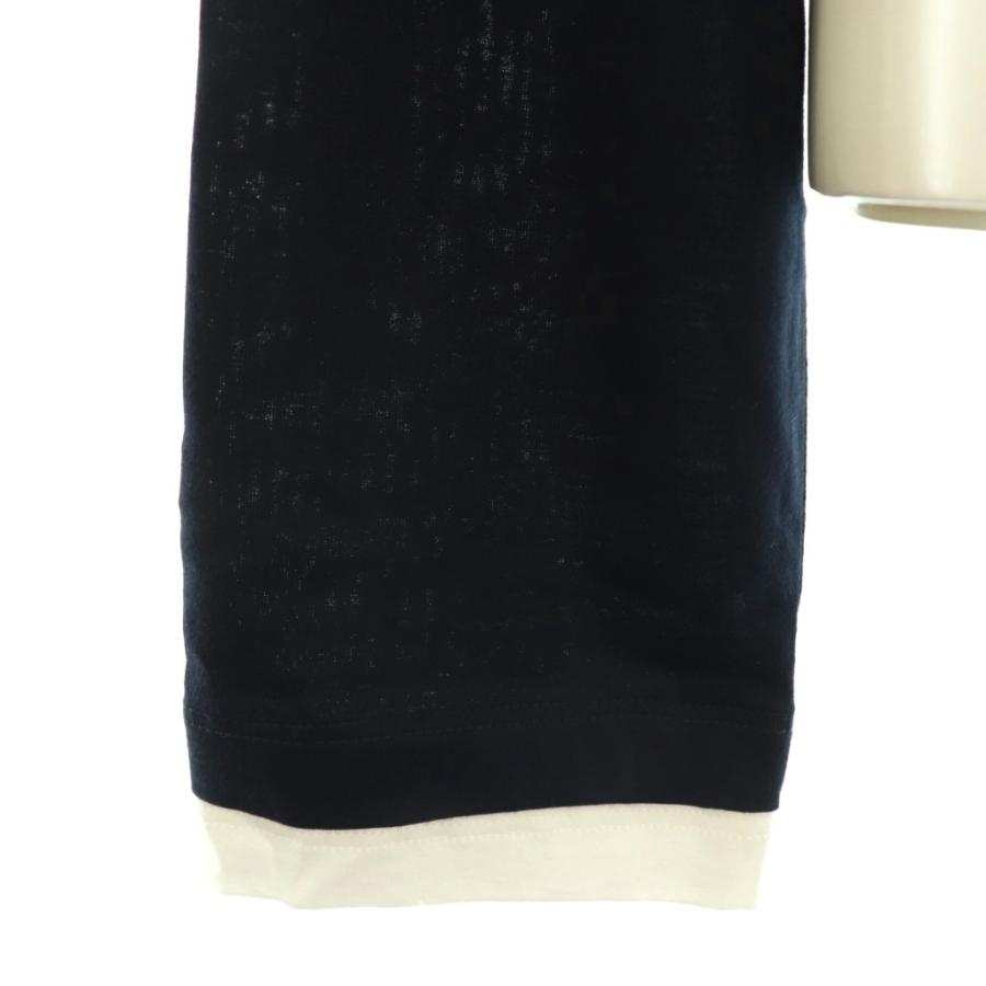 PRADA（プラダ） 長袖 ジャージー Tシャツ カットソー コットン XS 紺