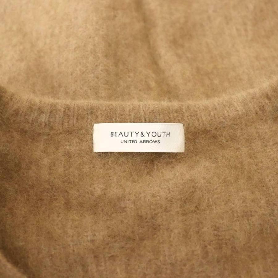BEAUTY&amp;YOUTH  ヘアリー畦Vネックニット モヘア BEAUTY&YOUTH UNITED ARROWS（ビューティーアンドユースユナイテッド
