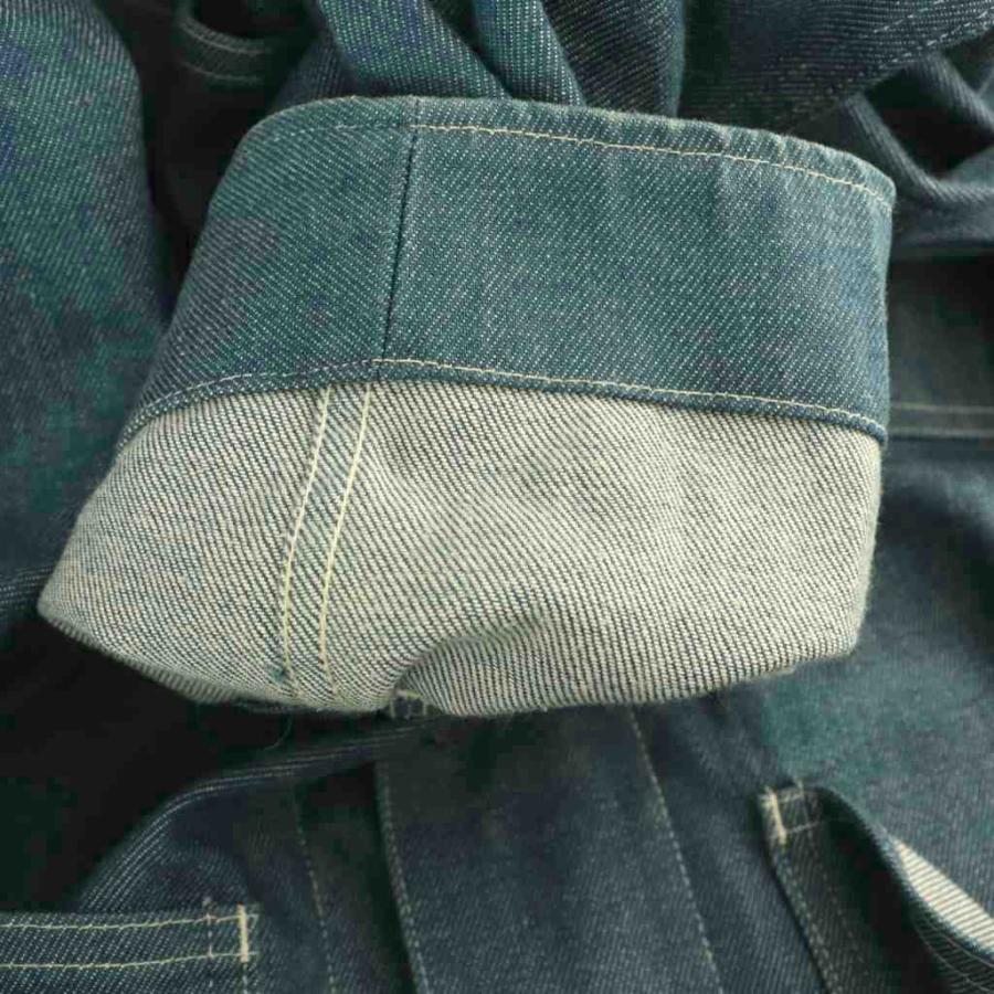 【中古】インテリム INTERIM ハイパービッグデニムカバーオール デニムジャケット 5 ブルー /DF ■OS ■AD メンズ インテリム INTERIM ハイパービッグデニムカバーオール デニム