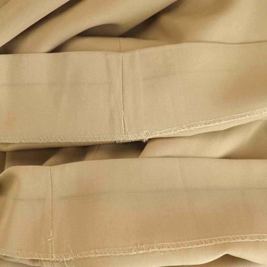 【中古】メゾンマルジェラ 1 Maison Margiela 1 ワイドタックスラックパンツ スラックス 40 ベージュ メゾンマルジェラ 1 Maison Margiela ワイドタックスラックパンツ