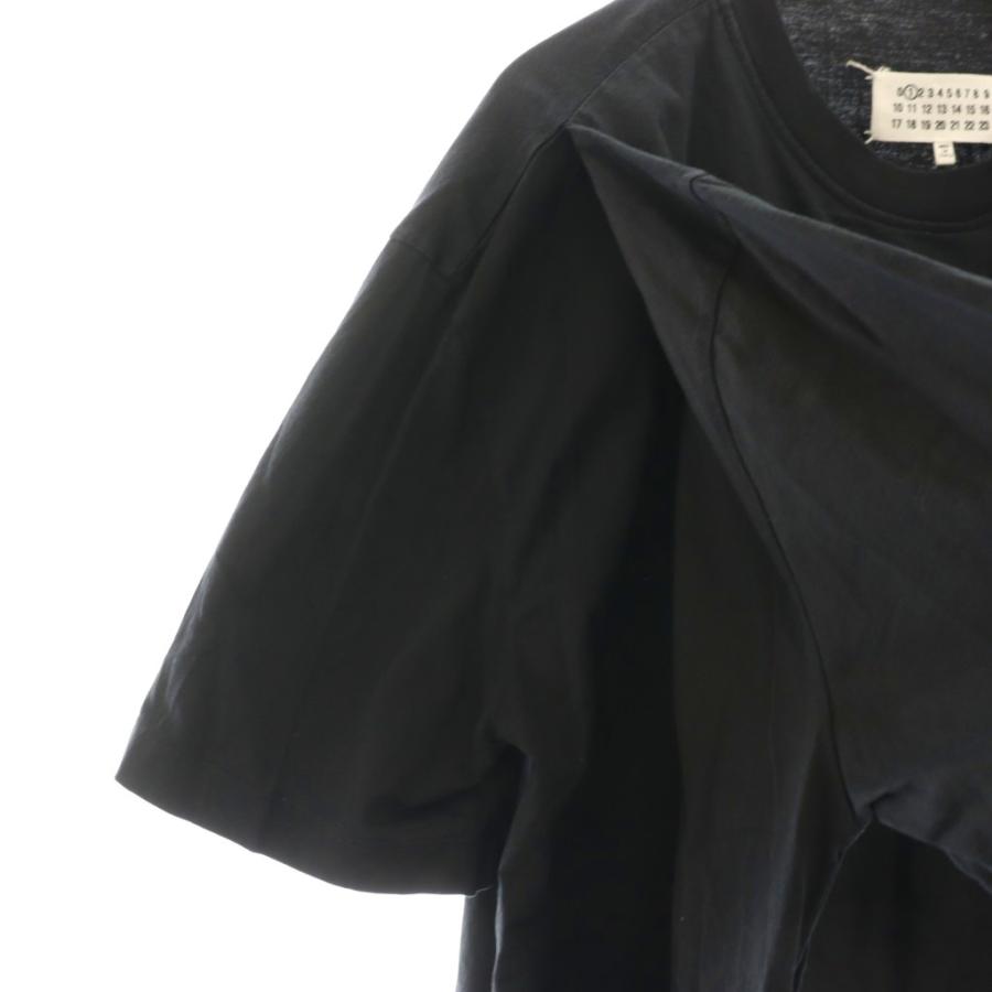 【中古】メゾンマルジェラ 1 アシンメトリードッキングTシャツ カットソー S ホワイト S51GC0474 /DO ■OS メゾンマルジェラ 1 Maison Margiela アシンメトリー ドッキングT