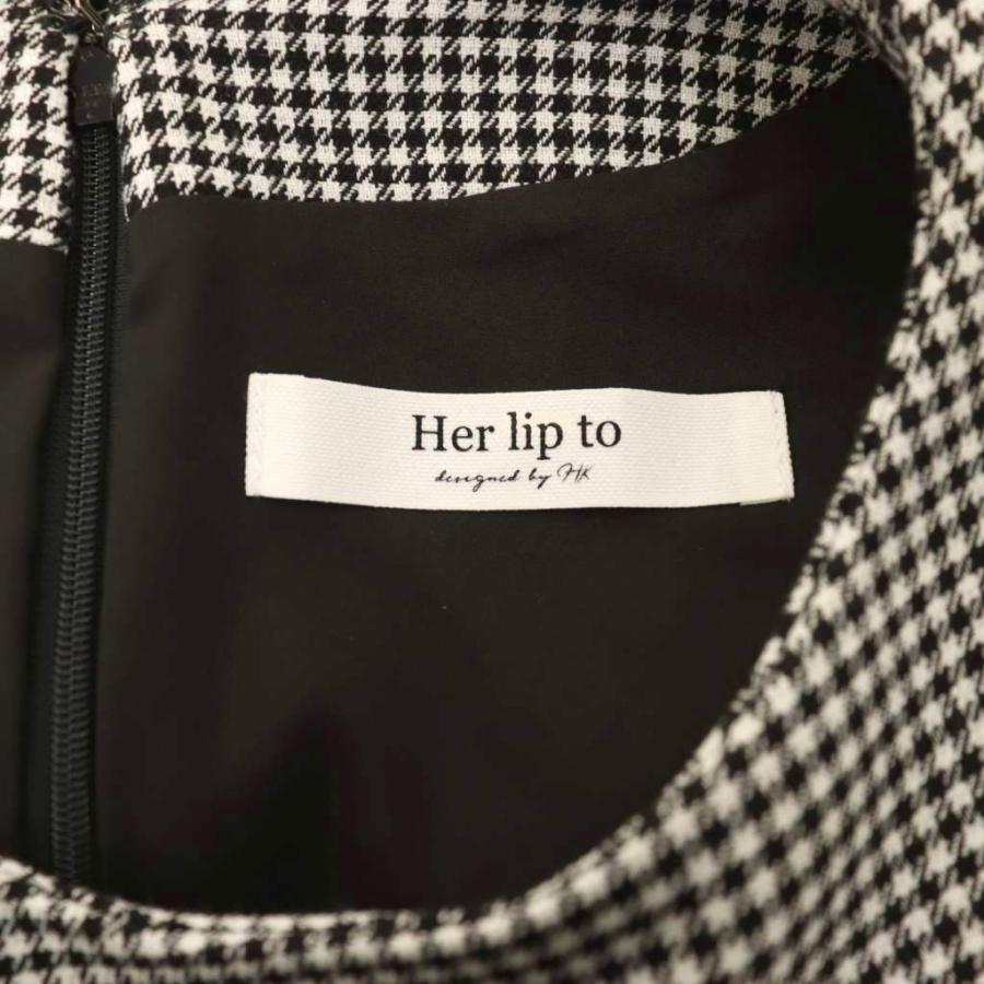 ハーリップトゥ Her lip to Lady Checkered Belted Dress ワンピース