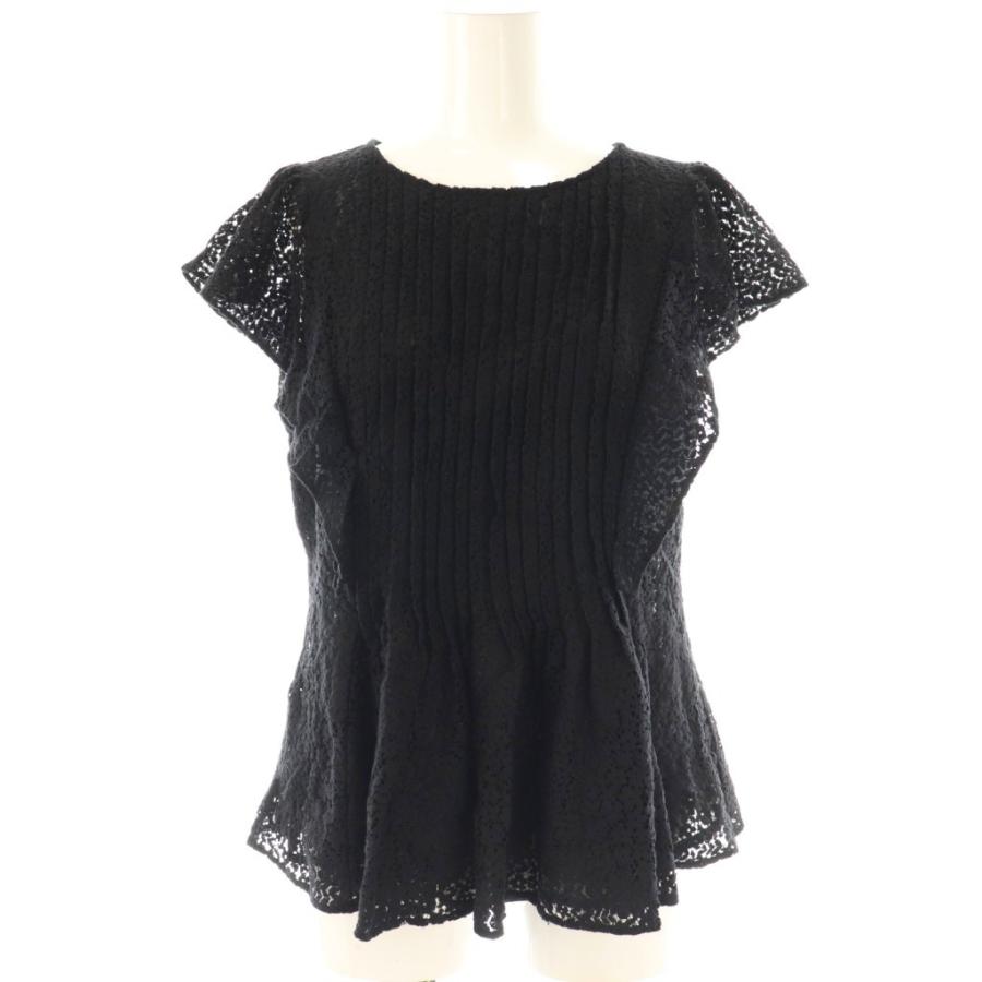 ジャスグリッティー JUSGLITTY 25SS レースチュニックブラウス 1 黒