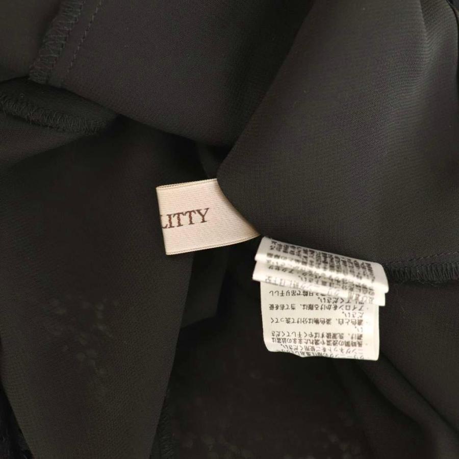 ジャスグリッティー JUSGLITTY 25SS レースチュニックブラウス 1 黒