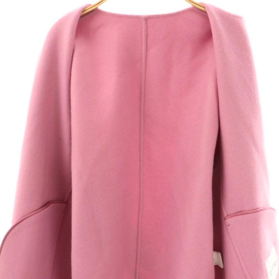 【未使用　タグ付き】24AW ルルウィルビー シャルムビーバーリバーミドルコート 未使用品 ルルウィルビー 24AW シャルムビーバーリバーミドルコート