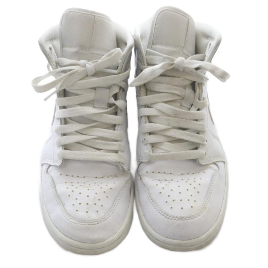 NIKE（ナイキ） NIKE Air Jordan 1 Mid Triple White エアジョーダン1