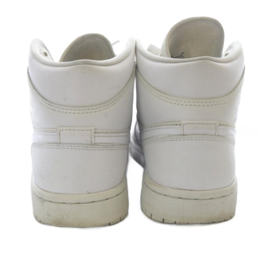 NIKE（ナイキ） NIKE Air Jordan 1 Mid Triple White エアジョーダン1