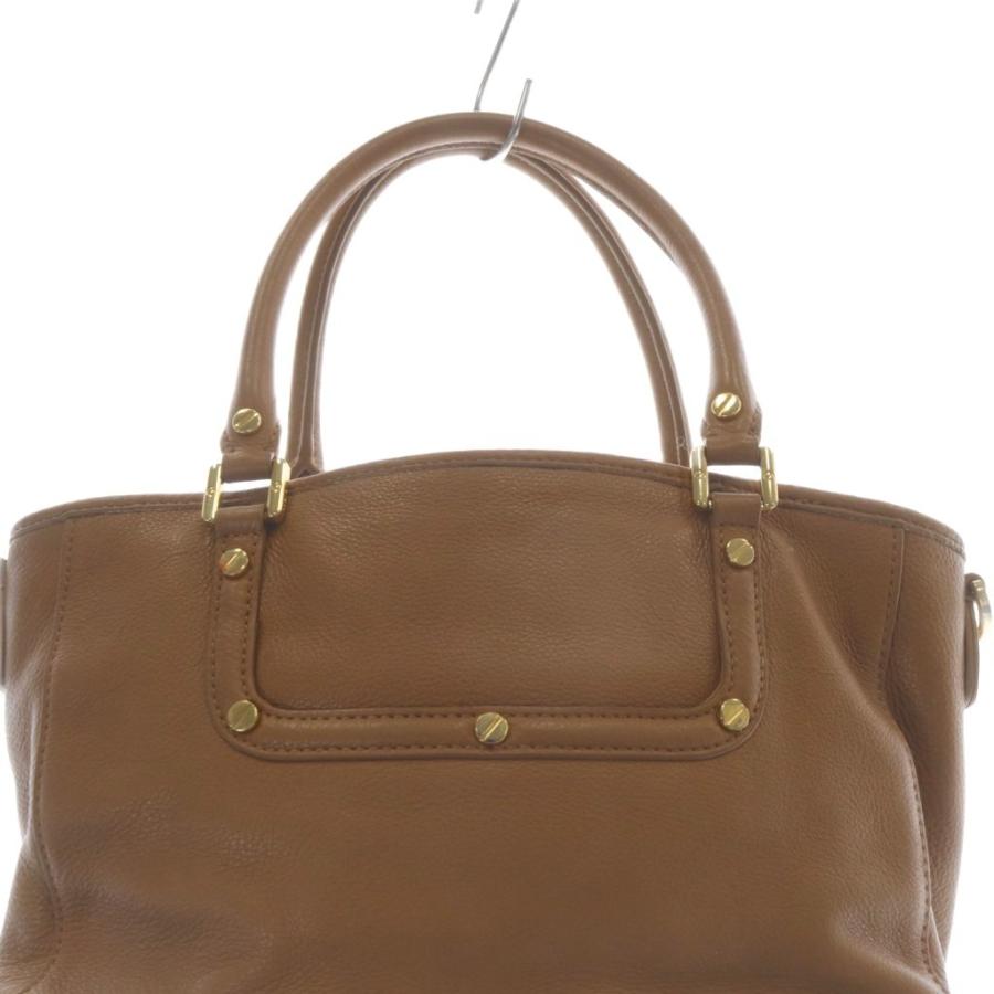 TORY BURCH（トリーバーチ） レザー トートバッグ ハンドバッグ 茶色