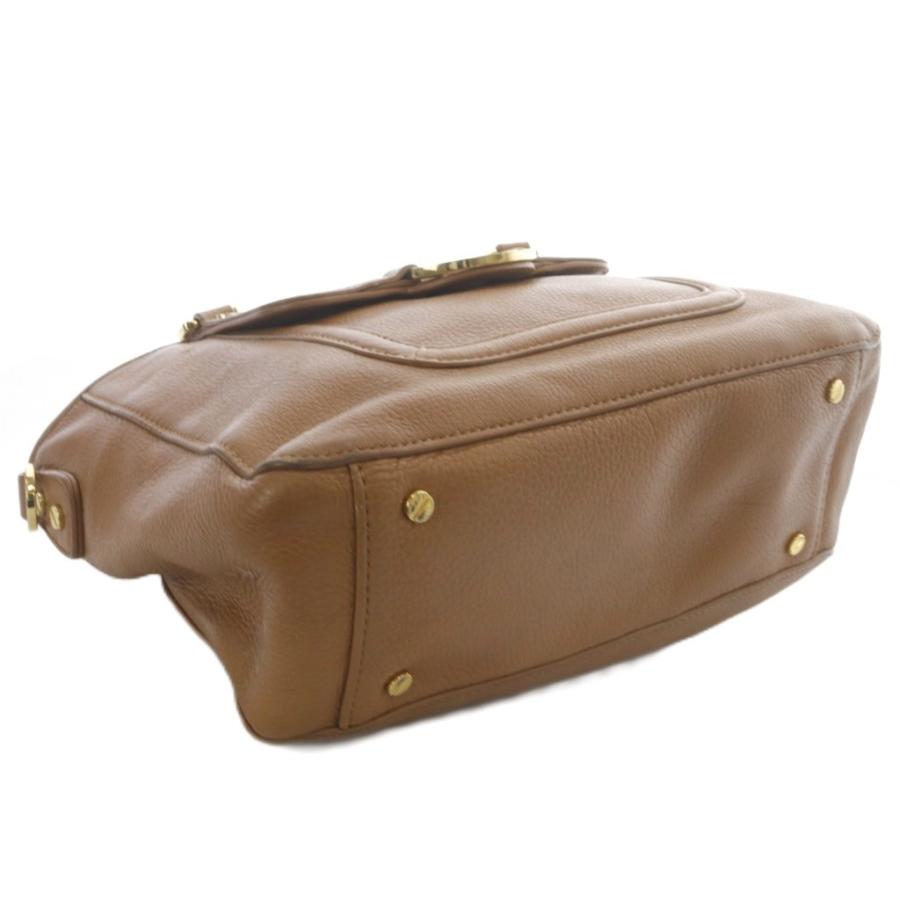 TORY BURCH（トリーバーチ） レザー トートバッグ ハンドバッグ 茶色