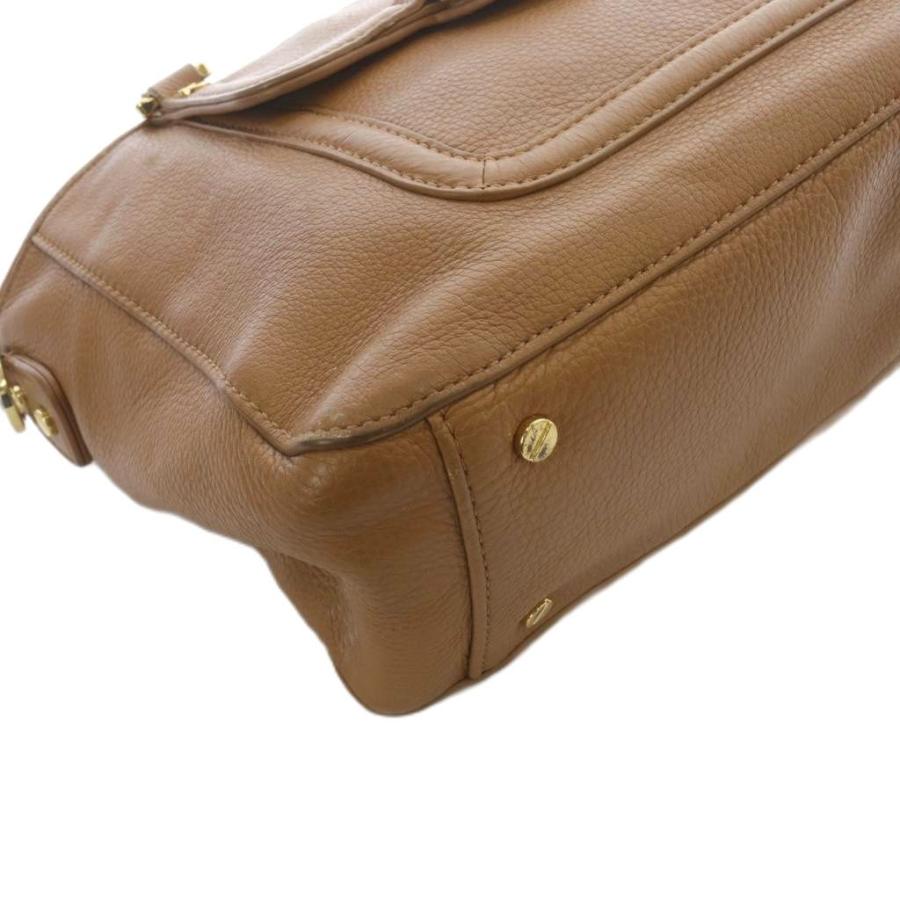 TORY BURCH（トリーバーチ） レザー トートバッグ ハンドバッグ 茶色