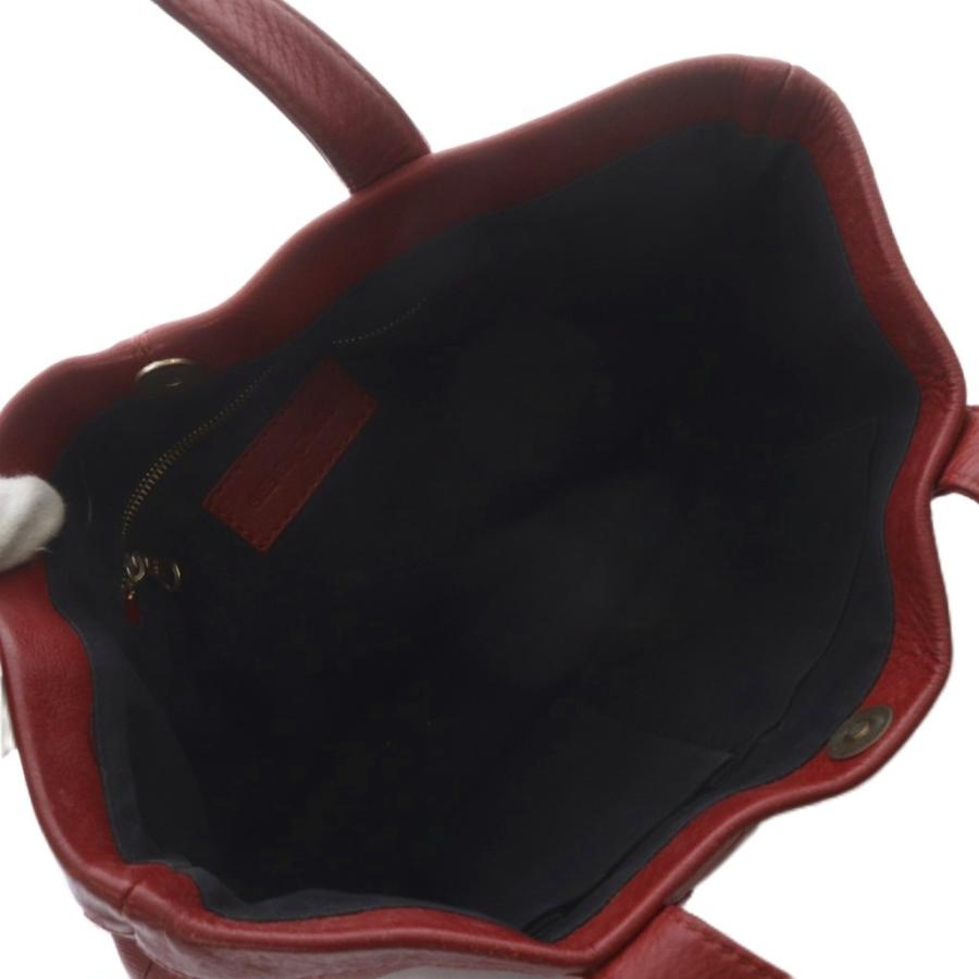 SEE BY CHLOE シーバイクロエ レザー トートバッグ ハンドバッグ 赤