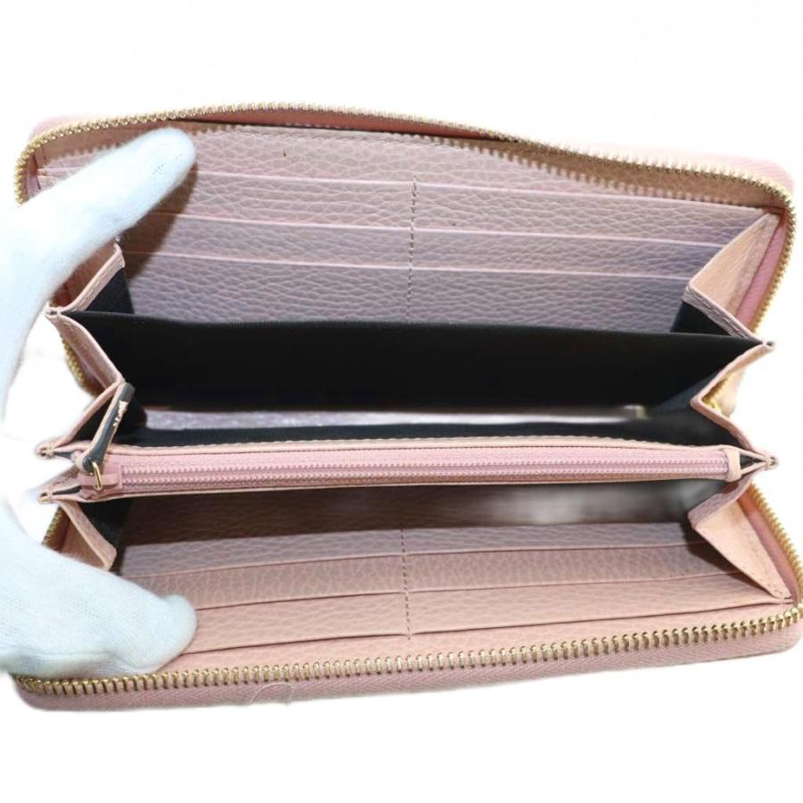 GUCCI（グッチ） GUCCI GGマーモント 長財布 ラウンドファスナー 小銭