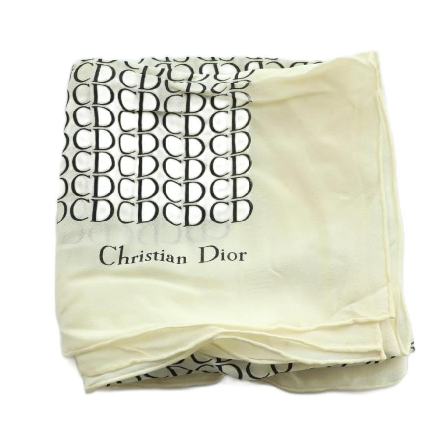 Christian Dior（クリスチャン・ディオール） スカーフ CDロゴ 総柄 絹