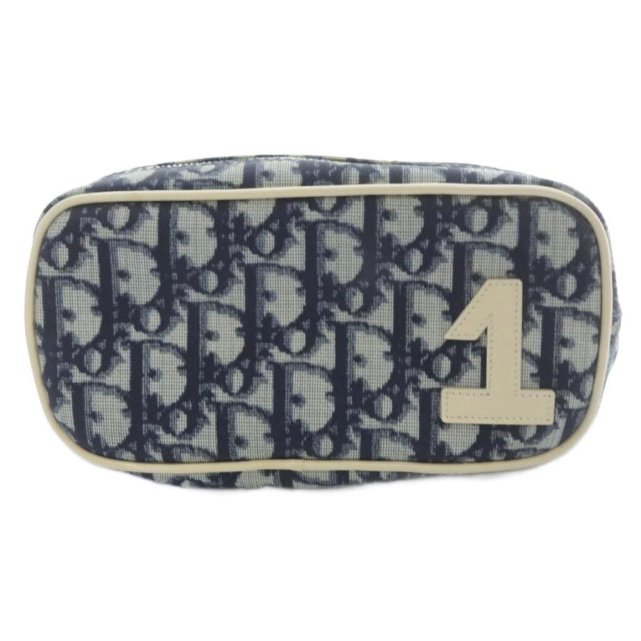 Christian Dior クリスチャンディオール トロッター ポーチ 紺