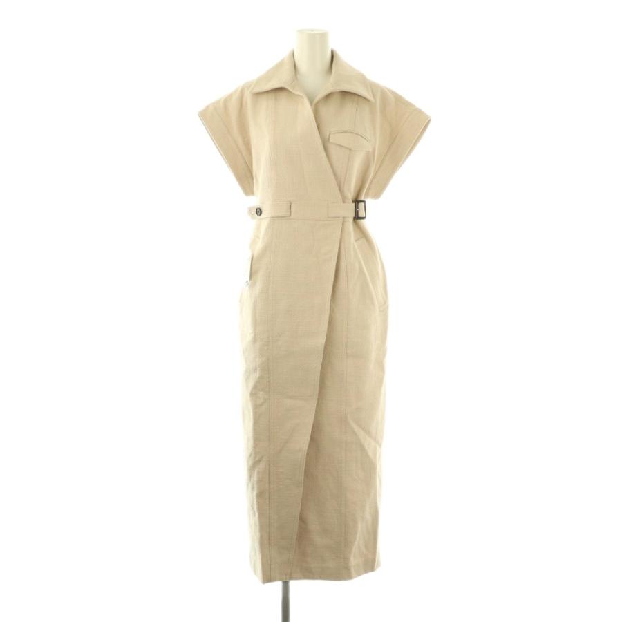 ローブブラン　L'AUBE BLANC カシュクールワンピース 未使用品 ローブブラン L'AUBE BLANC Wrap Dress カシュクール