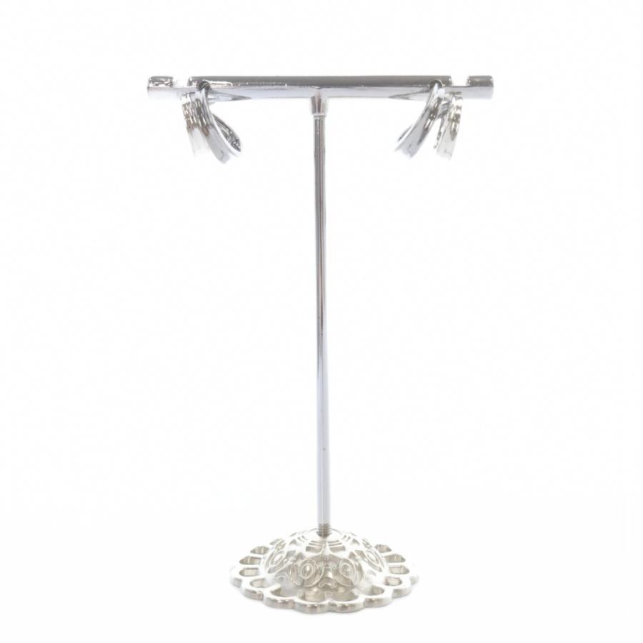 ジュエッテ Jouete 925 ダブルピアス コンビカラー ピアス シルバー