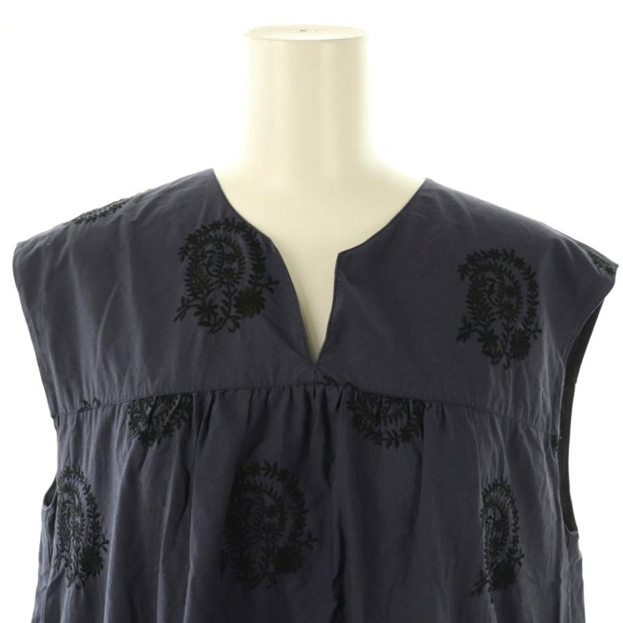 ヌキテパ NE QUITTEZ PAS! 24SS Poplin Paisley Embroidery Dress