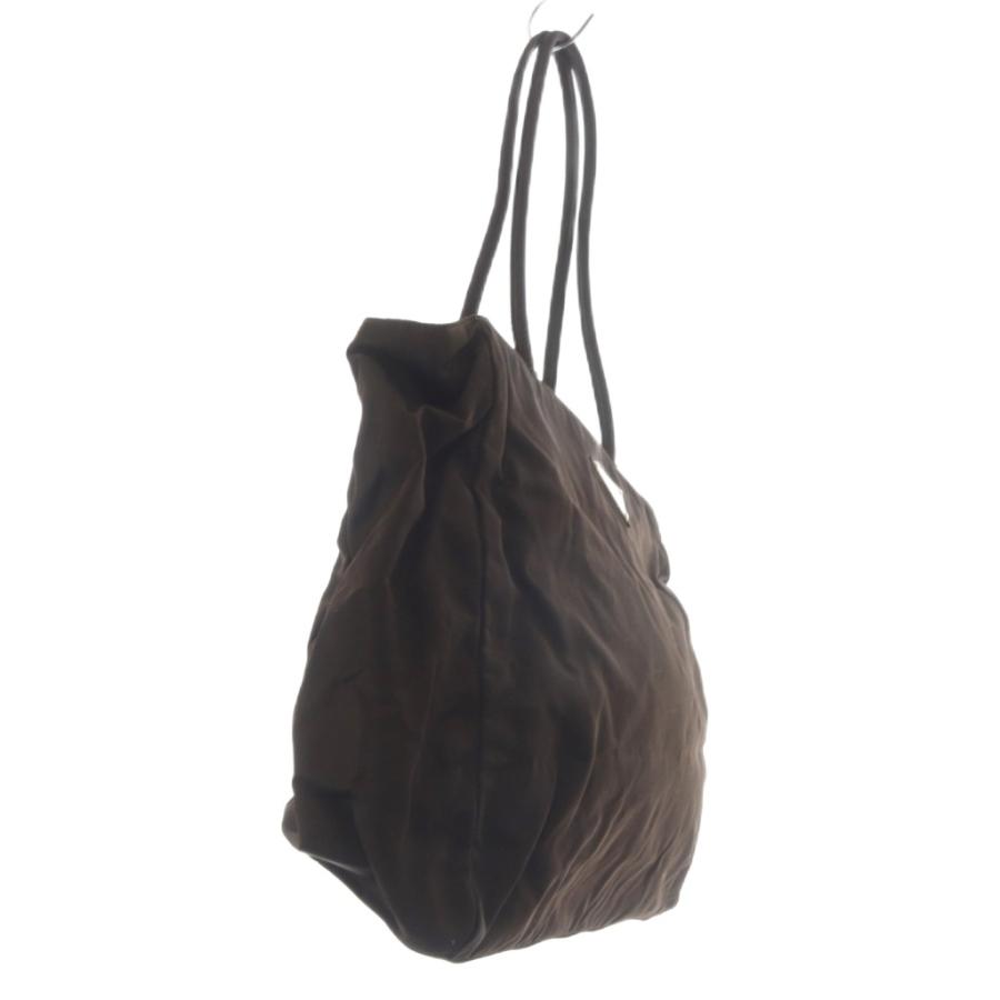 PRADA（プラダ） ナイロン 三角プレート 肩掛け ショルダーバッグ 茶色