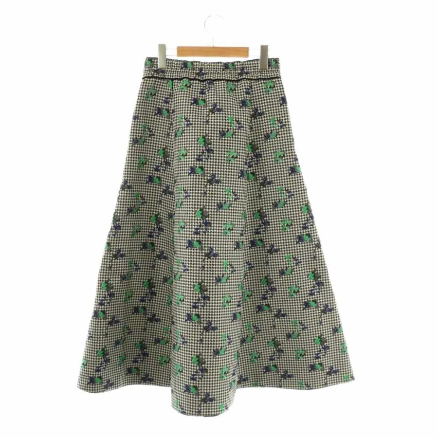 チェスティ Chesty フラワーハウンドトゥースセットアップ カットソー