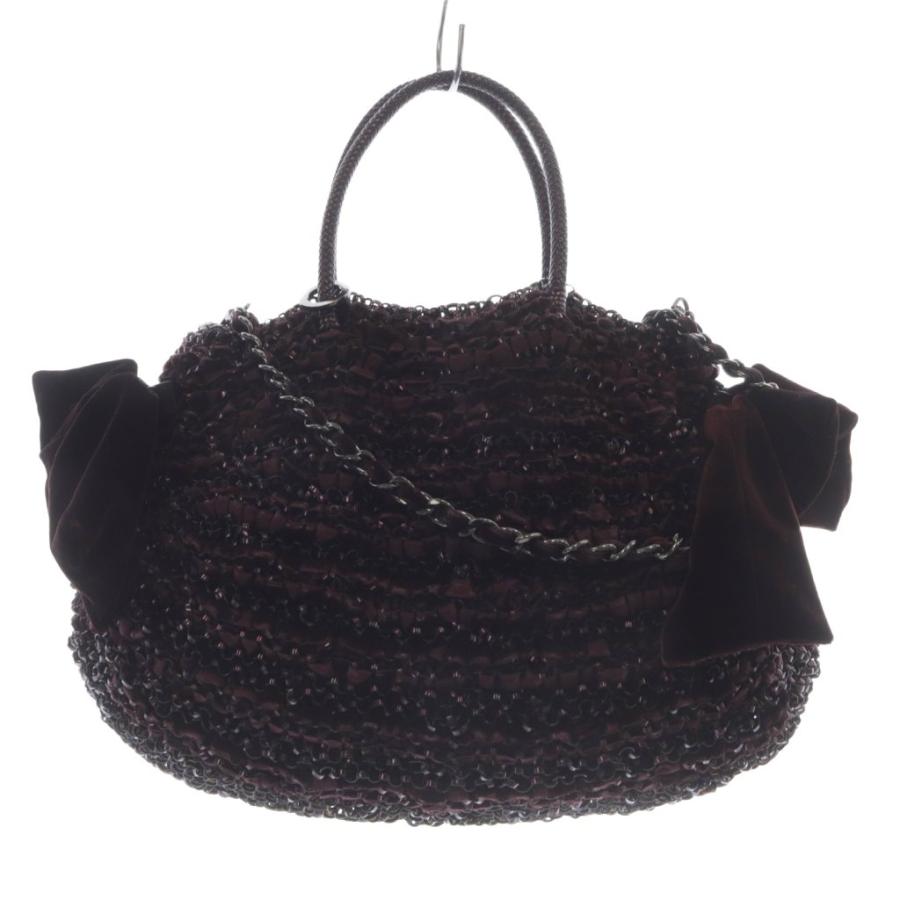 ANTEPRIMA アンテプリマ ベロアリボン 2WAY ワイヤーバッグ ショルダー