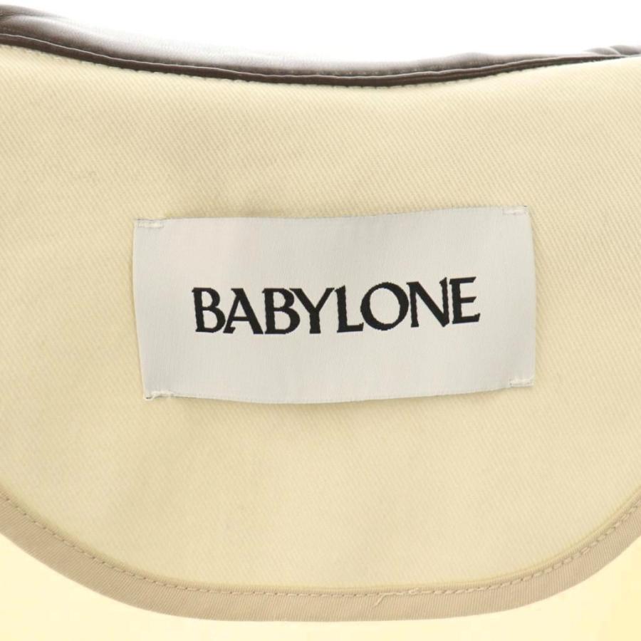 【中古】バビロン 25AW コットンカルゼバイカラーブルゾン F ライトベージュ ブラウン /DO ■OS レディース バビロン BABYLONE 25AW コットンカルゼバイカラーブルゾン F ライト