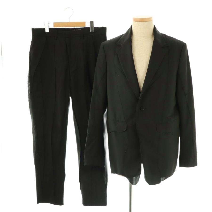 26日までお値下げ中♡ STUDIOUSジャケットパンツセット ブラックスーツ ラウンドネスジャケット+パンツセット s.t.closet frabjous : W Pocket