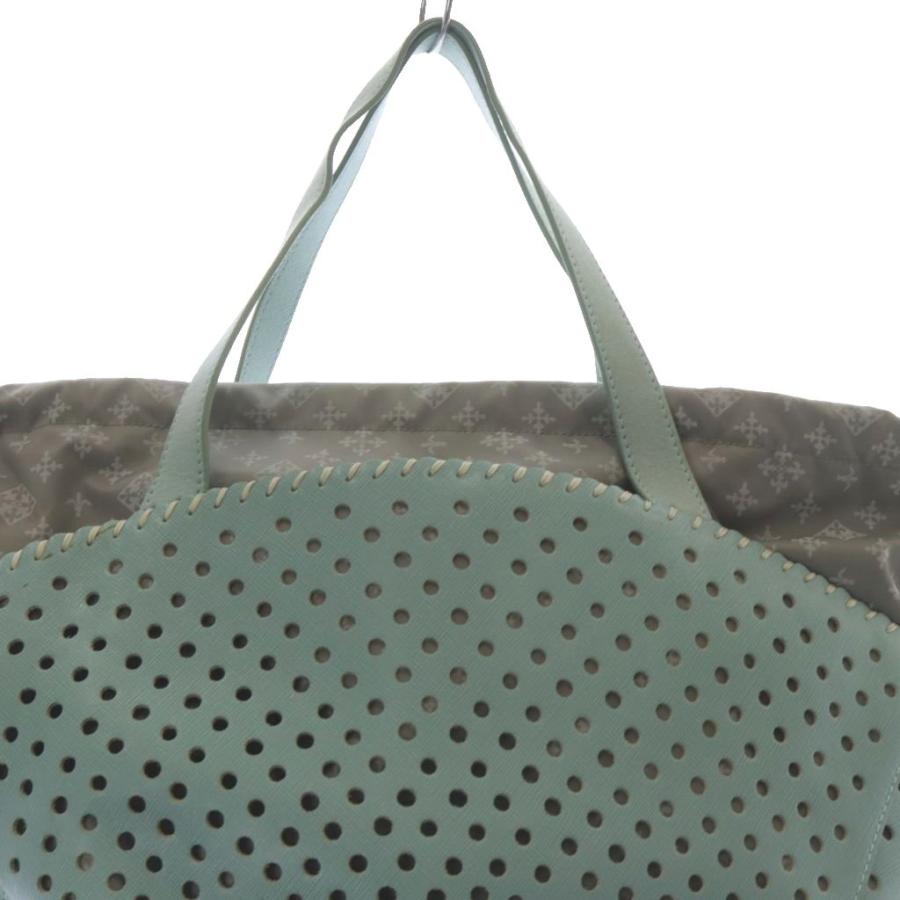 ラシット RUSSET パンチング レザー トートバッグ ハンドバッグ