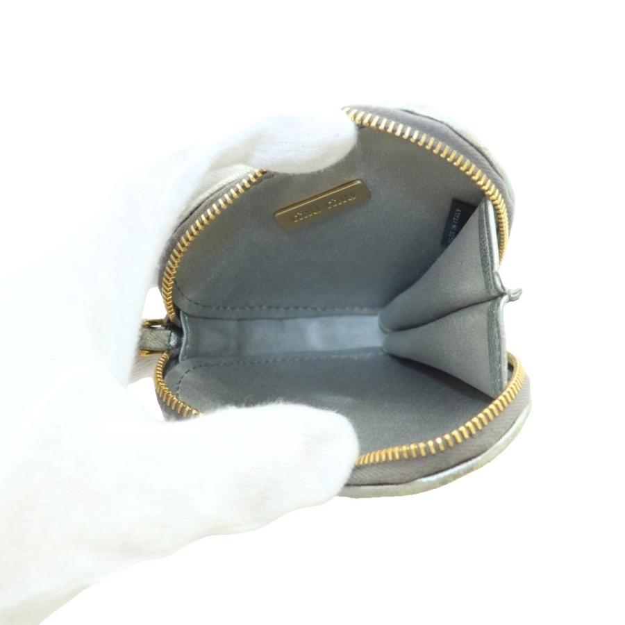 miu miu（ミュウミュウ） マテラッセ ハート型 コインケース 小銭入れ